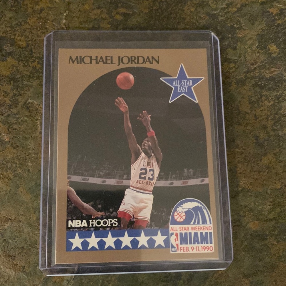 🌺50% Off Sale🌺Micheal Jordan NBA hoops All Star #5 Card